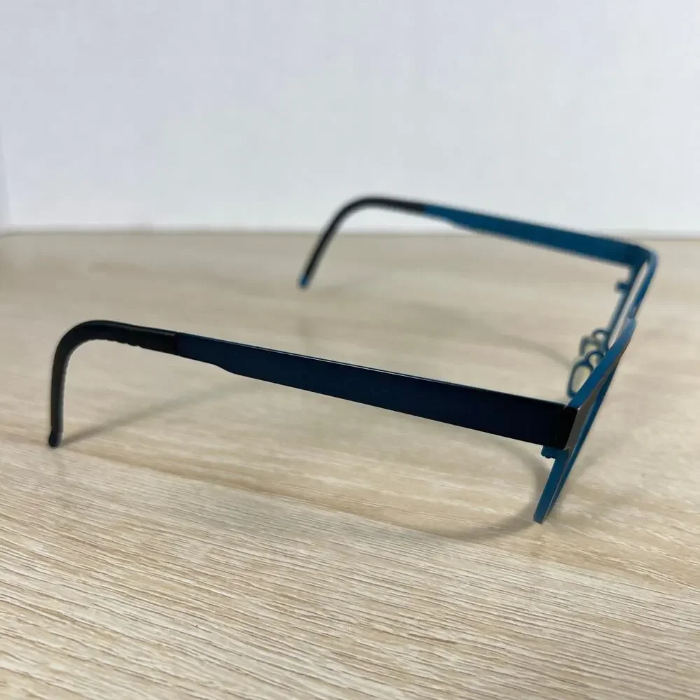 Orgreen Oldman 477 Eyeglasses Blue Titanium Frames Only 49-21-147 Japan